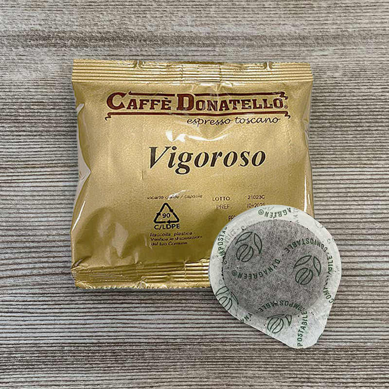232-4c0-Caffe-VIGOROSO-100-cialde 1 Caffè VIGOROSO, 100 cialde - immagine 1